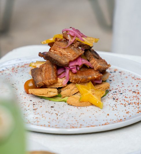 pork rind ceviche